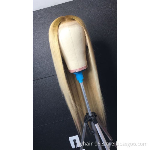613 Full Lace Wig Human Hair,Brazilian 613 Blonde Full Lace Human Hair Wig,40 Inch 613 Virgin Hair Human Hair Full Lace Wig